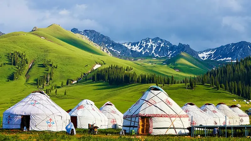 モンゴルのテント